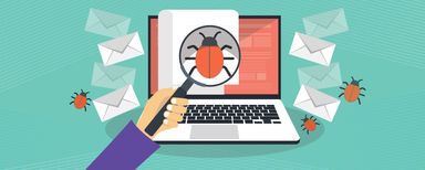Viewing bugs with magnifying glasses