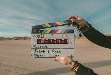 Director's clapperboard